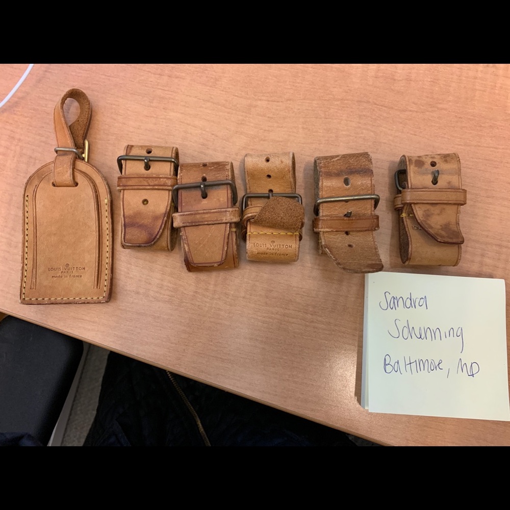 Louis Vuitton Luggage Tag and 5 bands